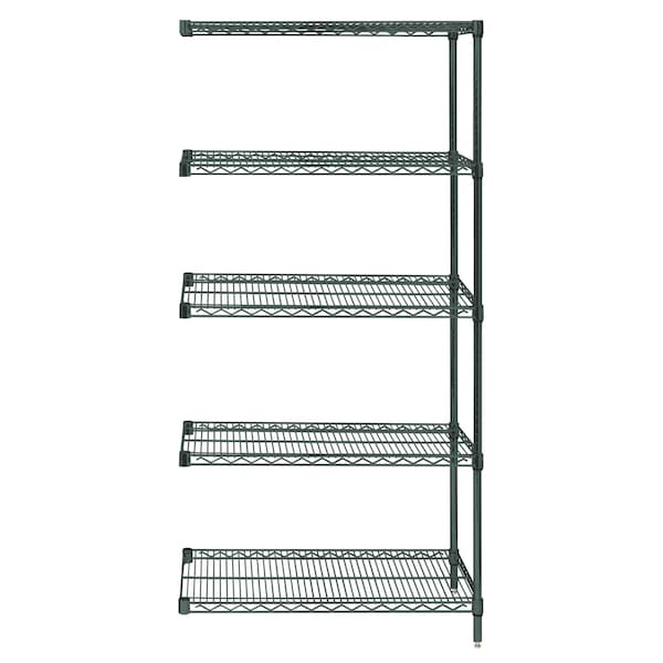 Quantum Storage Systems Add-On Kit 24"X60"X54", Proform, Green Epoxy AD54-2460P-5 - main